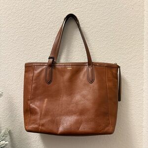 Fossil Sydney Leather Tote Bag